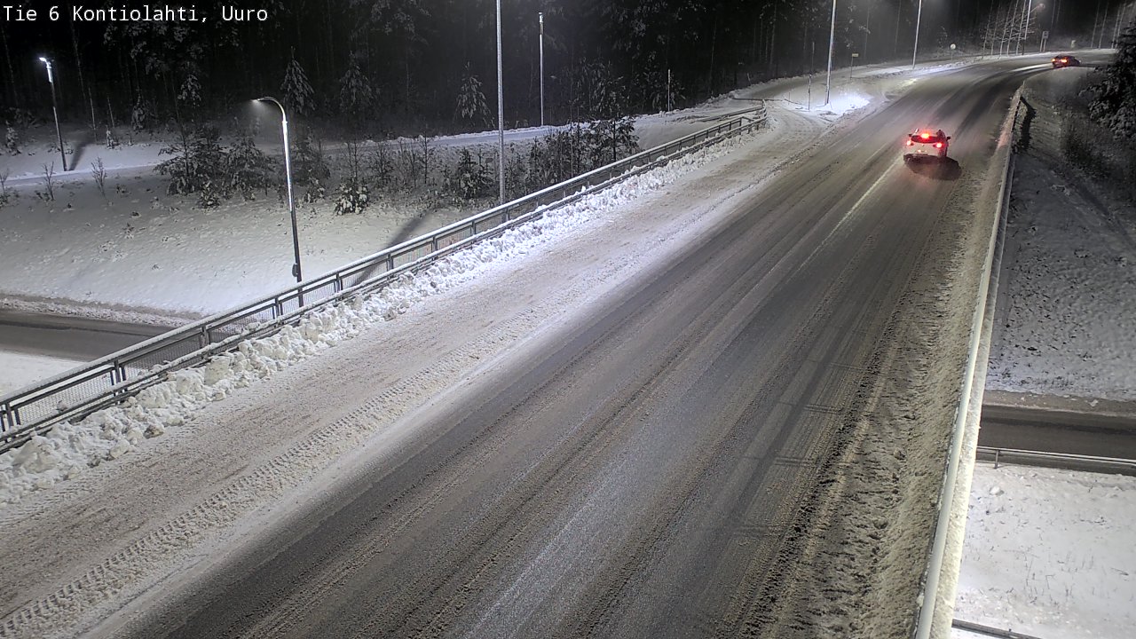Weather Camera Image Väg 6 Kontiolax, Uuro, Kontiolahti, Pohjois-Karjala