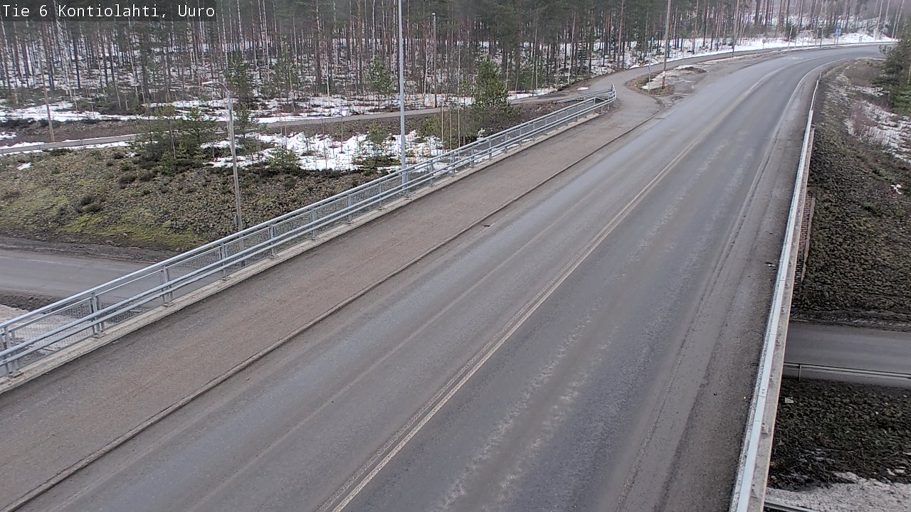 Weather Camera Image Väg 6 Kontiolax, Uuro, Kontiolahti, Pohjois-Karjala