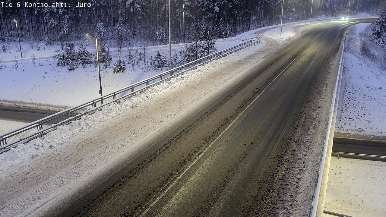Weather Camera Image Väg 6 Kontiolax, Uuro, Kontiolahti, Pohjois-Karjala