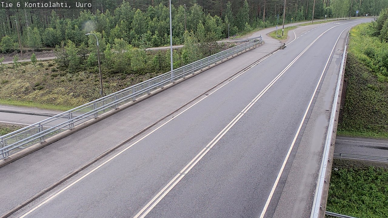 Weather Camera Image Väg 6 Kontiolax, Uuro, Kontiolahti, Pohjois-Karjala