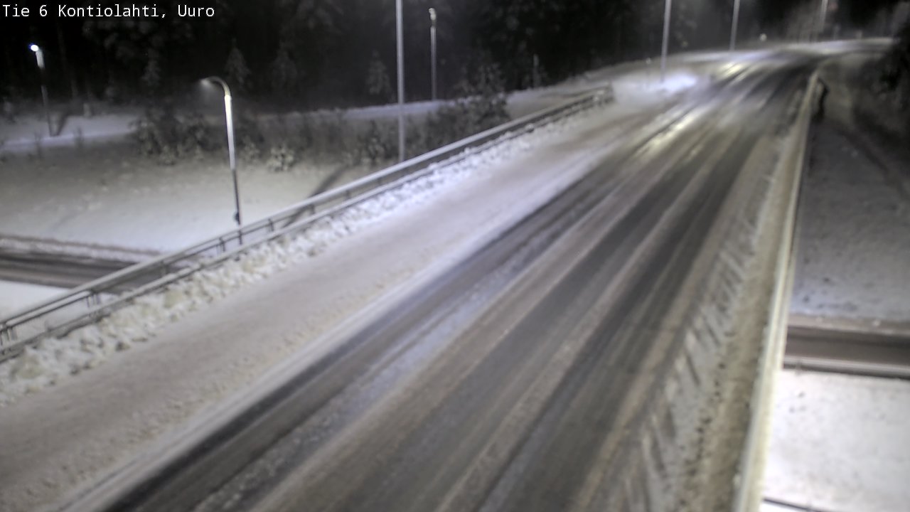 Weather Camera Image Väg 6 Kontiolax, Uuro, Kontiolahti, Pohjois-Karjala