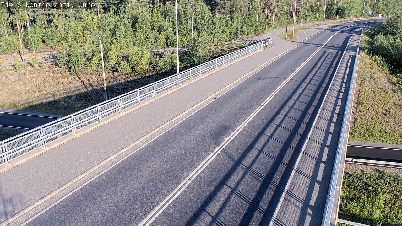 Weather Camera Image Road 6 Kontiolahti, Uuro, Kontiolahti, Pohjois-Karjala