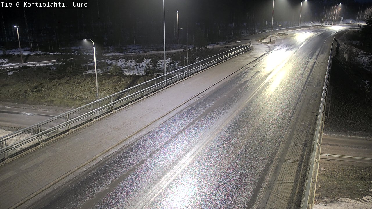 Weather Camera Image Väg 6 Kontiolax, Uuro, Kontiolahti, Pohjois-Karjala