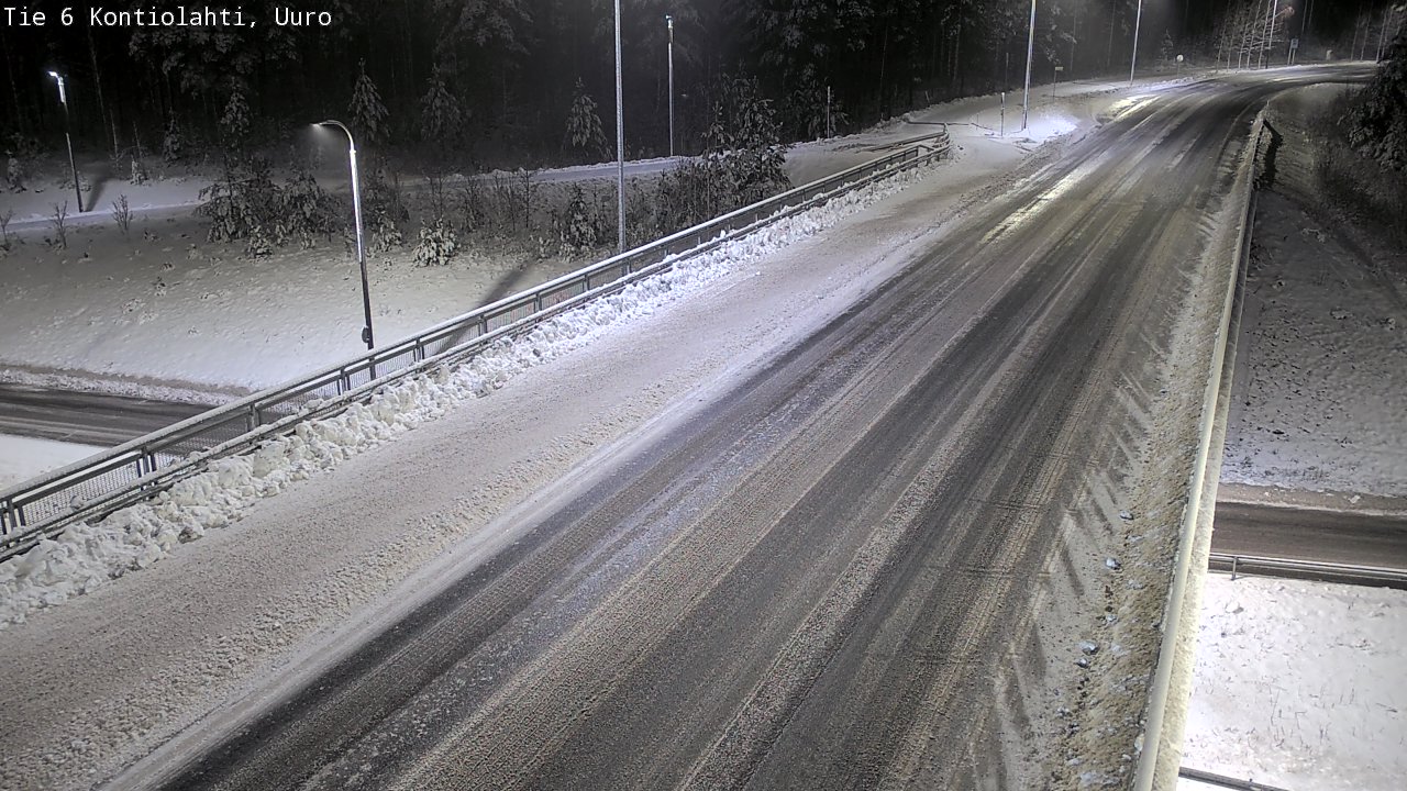 Weather Camera Image Väg 6 Kontiolax, Uuro, Kontiolahti, Pohjois-Karjala