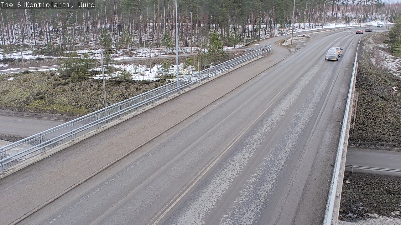 Weather Camera Image Väg 6 Kontiolax, Uuro, Kontiolahti, Pohjois-Karjala