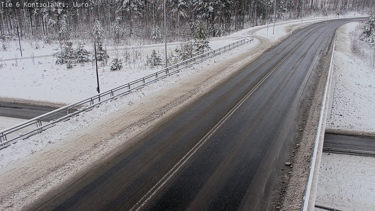 Weather Camera Image Väg 6 Kontiolax, Uuro, Kontiolahti, Pohjois-Karjala