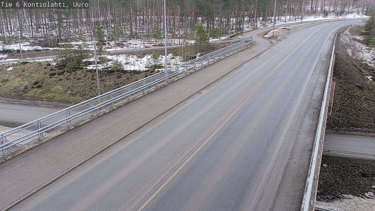 Weather Camera Image Väg 6 Kontiolax, Uuro, Kontiolahti, Pohjois-Karjala