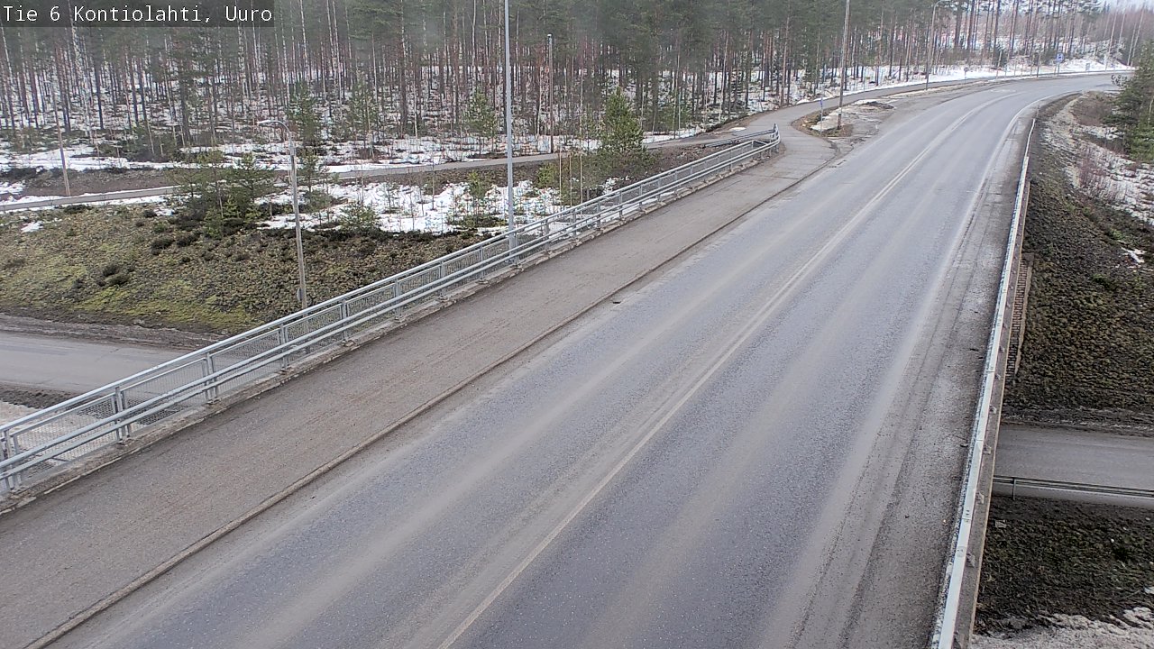 Weather Camera Image Väg 6 Kontiolax, Uuro, Kontiolahti, Pohjois-Karjala