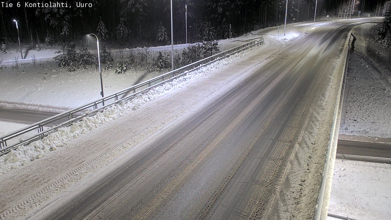 Weather Camera Image Väg 6 Kontiolax, Uuro, Kontiolahti, Pohjois-Karjala