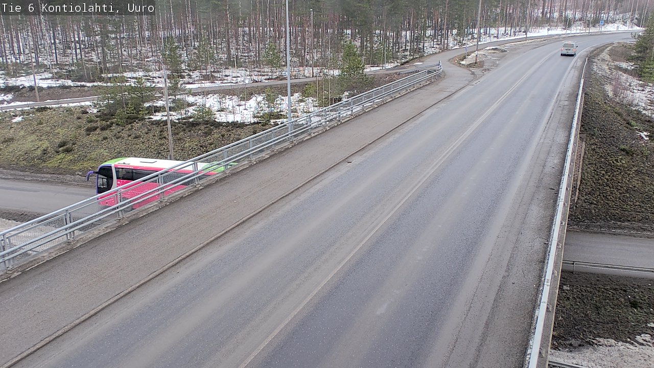 Weather Camera Image Väg 6 Kontiolax, Uuro, Kontiolahti, Pohjois-Karjala
