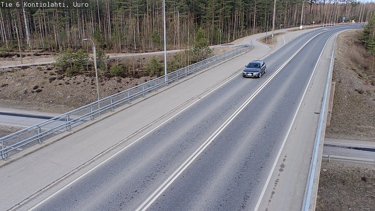 Kelikamerat Kuva Tie 6 Kontiolahti, Uuro, Kontiolahti, Pohjois-Karjala