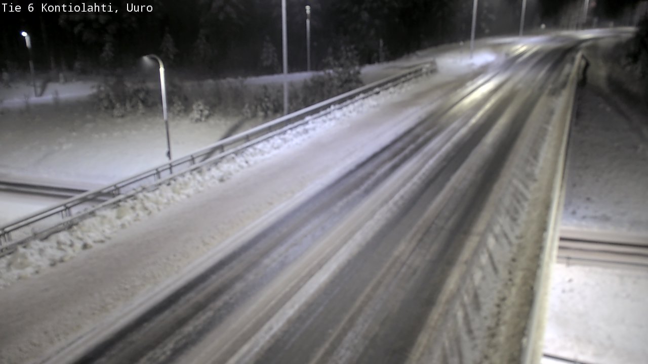 Weather Camera Image Väg 6 Kontiolax, Uuro, Kontiolahti, Pohjois-Karjala