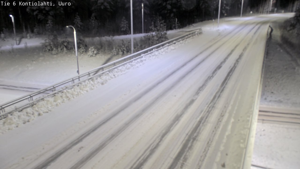 Weather Camera Image Väg 6 Kontiolax, Uuro, Kontiolahti, Pohjois-Karjala