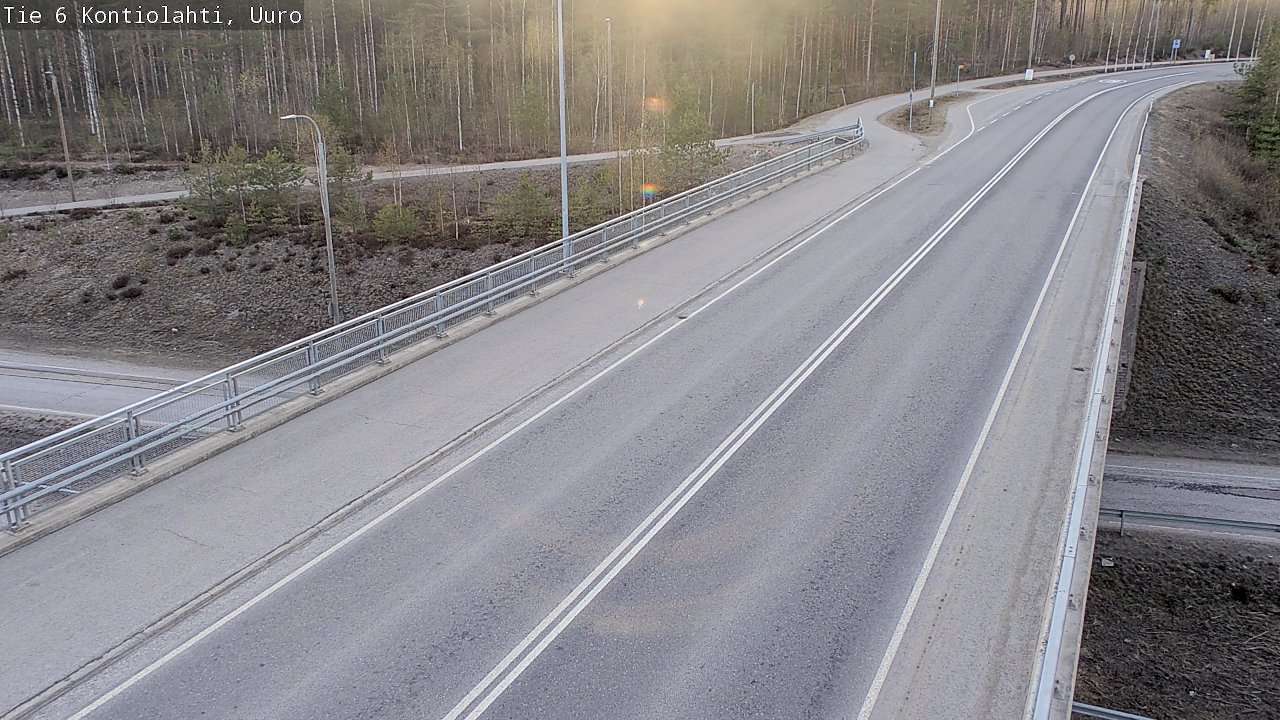 Kelikamerat Kuva Tie 6 Kontiolahti, Uuro, Kontiolahti, Pohjois-Karjala