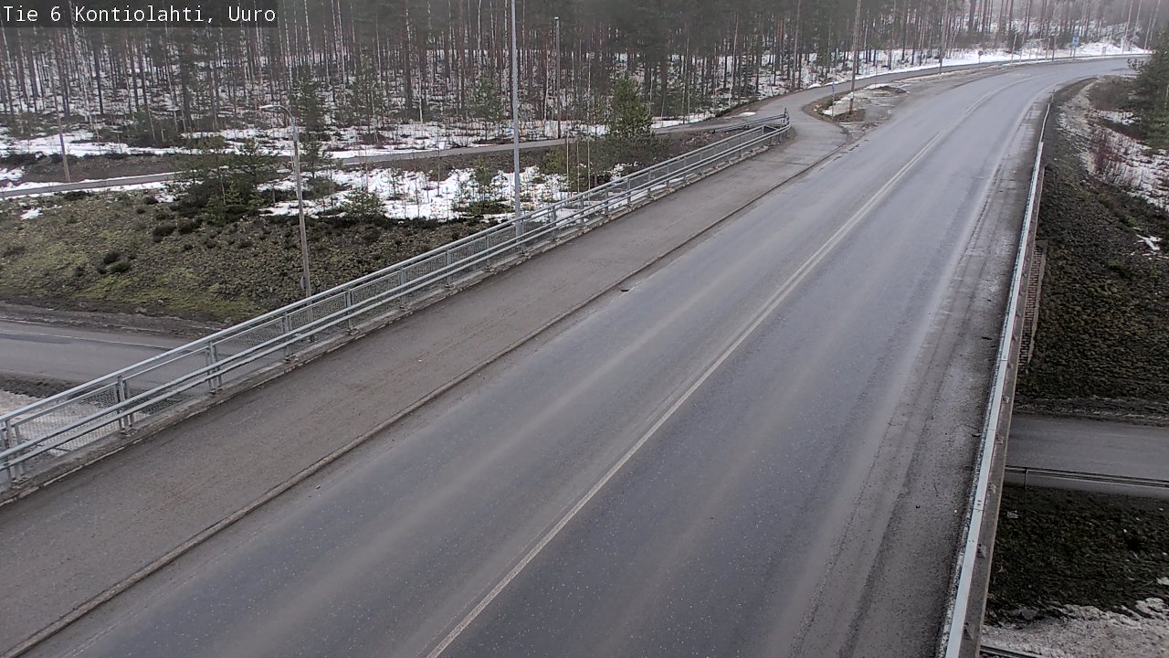 Weather Camera Image Väg 6 Kontiolax, Uuro, Kontiolahti, Pohjois-Karjala