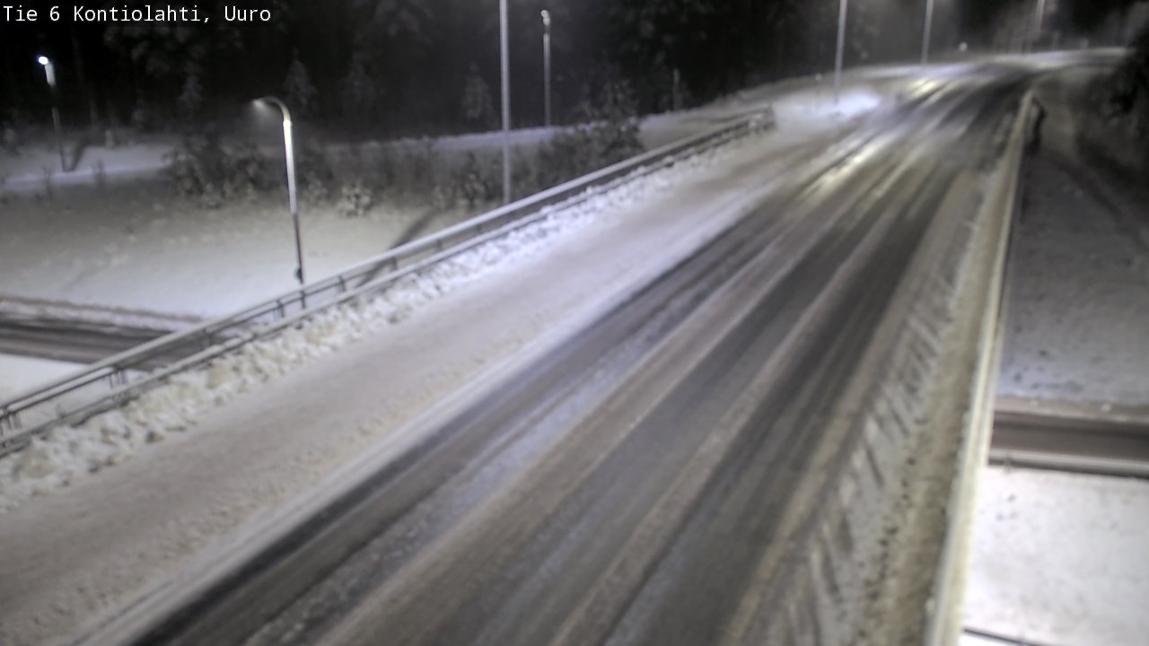 Weather Camera Image Väg 6 Kontiolax, Uuro, Kontiolahti, Pohjois-Karjala