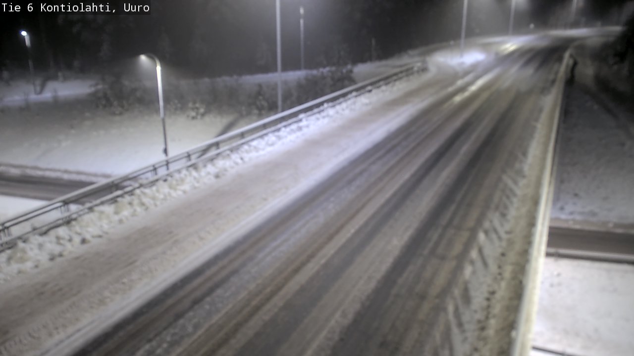 Weather Camera Image Väg 6 Kontiolax, Uuro, Kontiolahti, Pohjois-Karjala