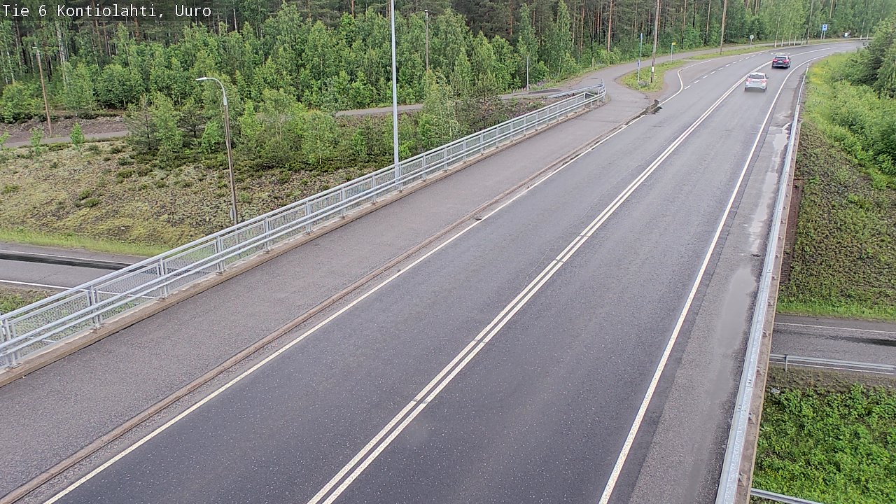 Weather Camera Image Väg 6 Kontiolax, Uuro, Kontiolahti, Pohjois-Karjala
