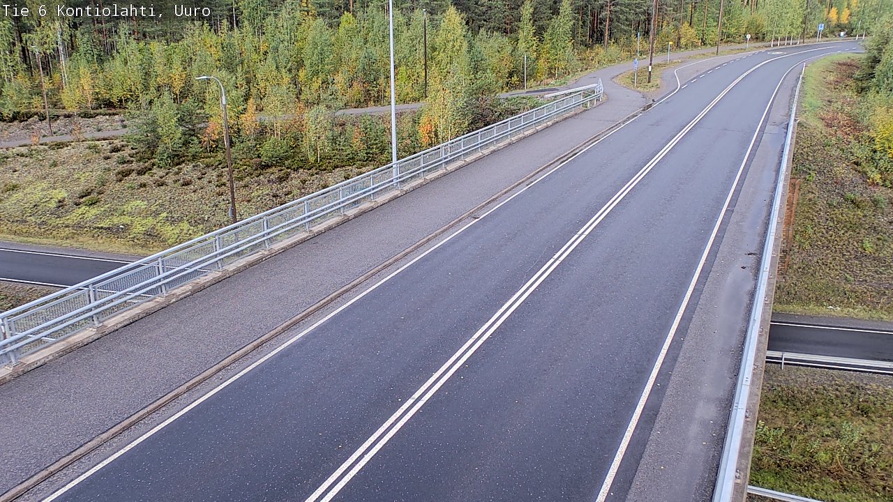 Weather Camera Image Road 6 Kontiolahti, Uuro, Kontiolahti, Pohjois-Karjala