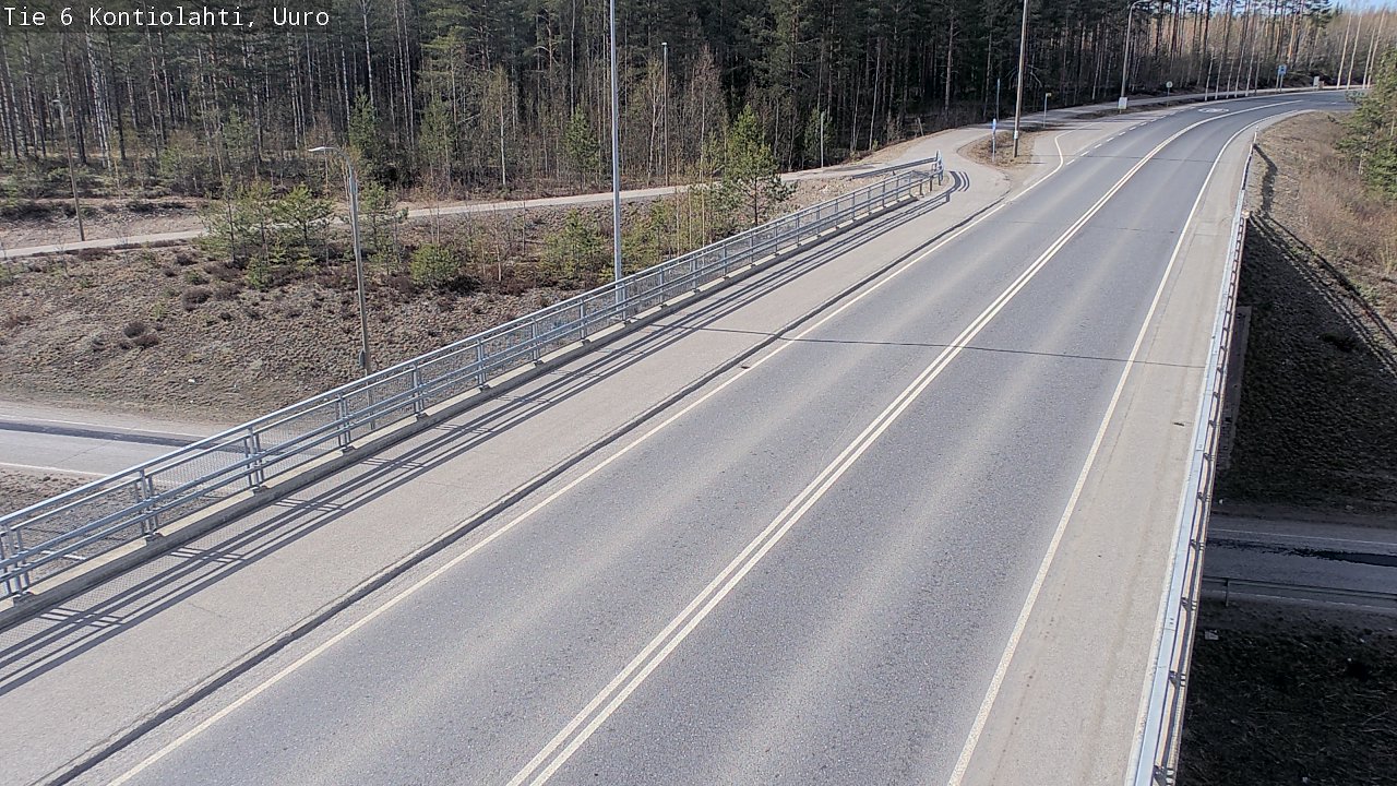 Kelikamerat Kuva Tie 6 Kontiolahti, Uuro, Kontiolahti, Pohjois-Karjala