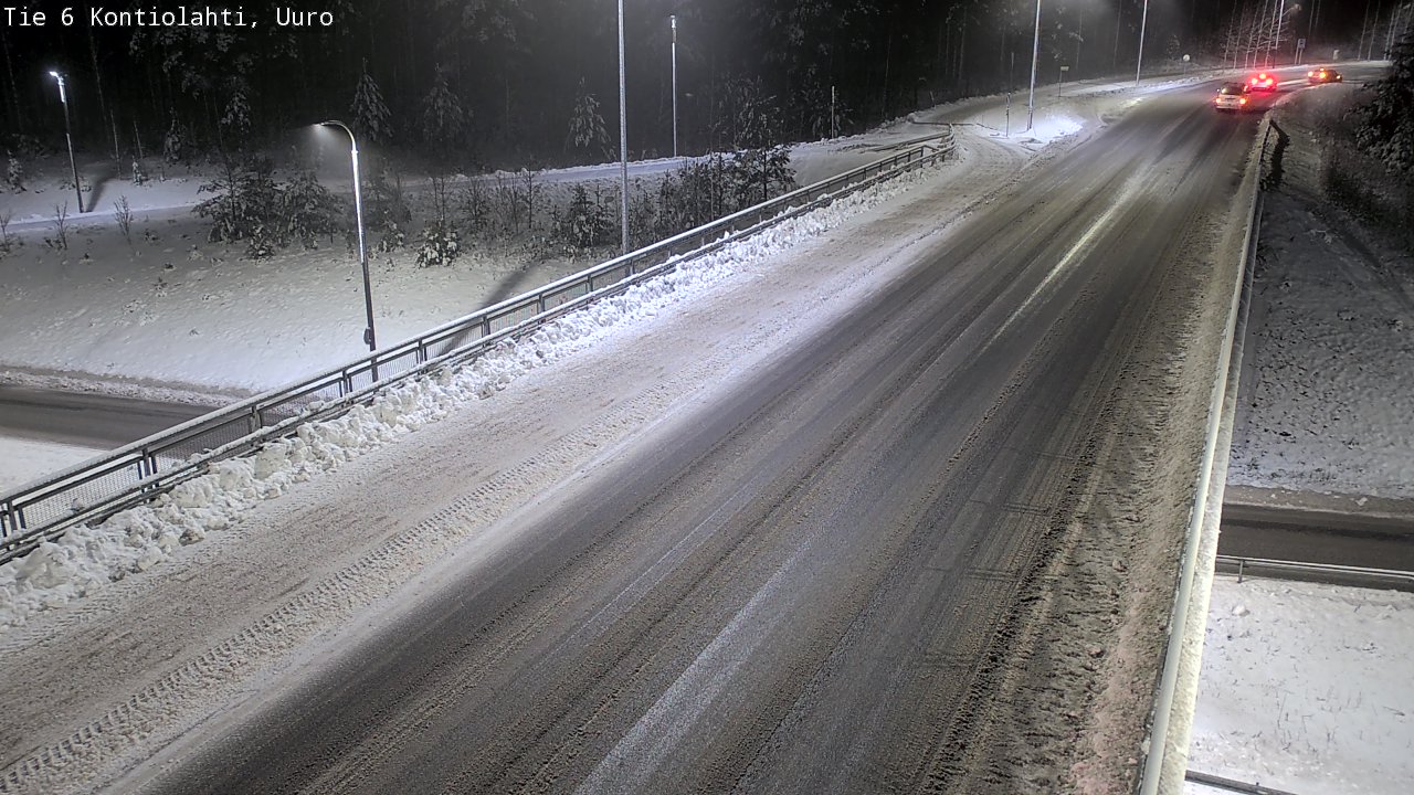 Weather Camera Image Väg 6 Kontiolax, Uuro, Kontiolahti, Pohjois-Karjala