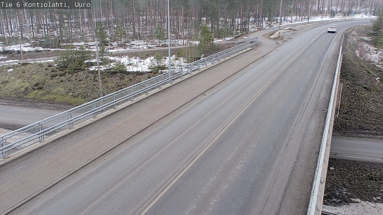 Weather Camera Image Väg 6 Kontiolax, Uuro, Kontiolahti, Pohjois-Karjala