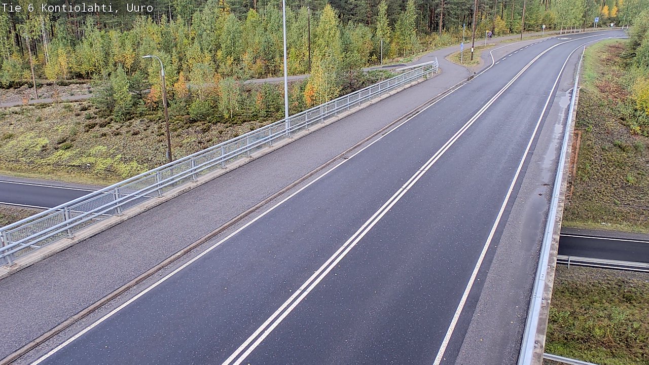 Weather Camera Image Road 6 Kontiolahti, Uuro, Kontiolahti, Pohjois-Karjala