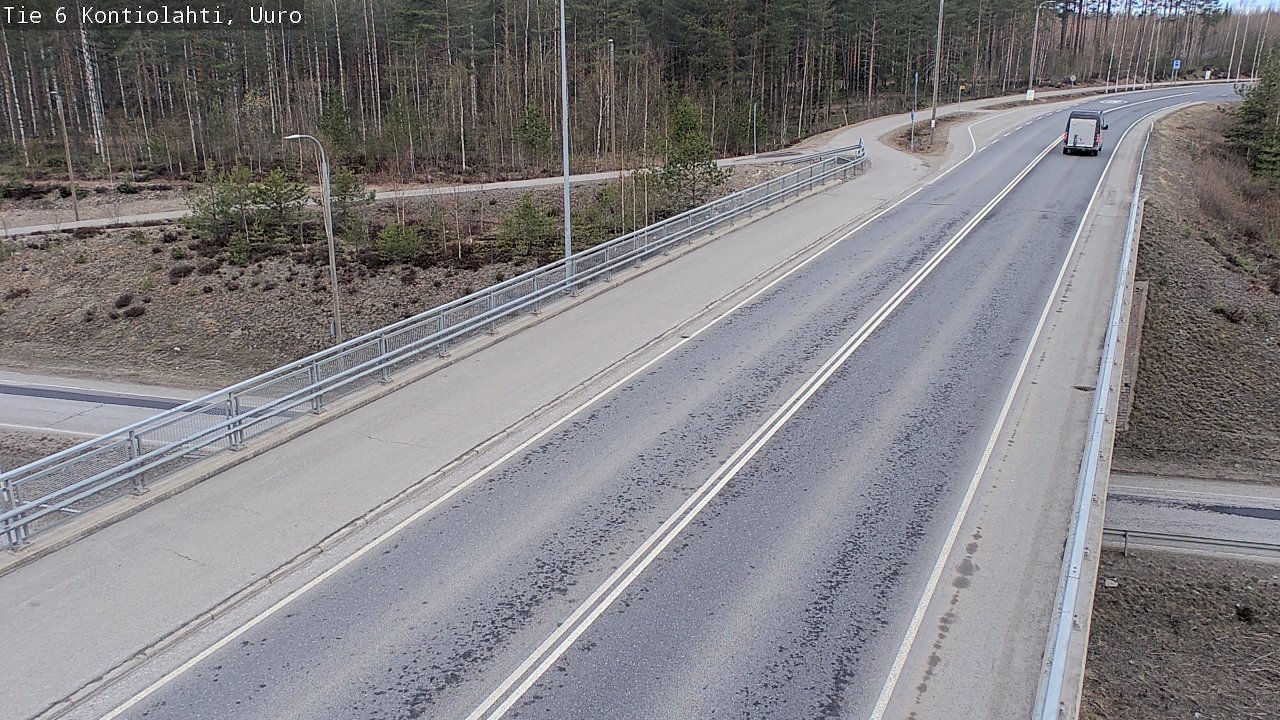 Kelikamerat Kuva Tie 6 Kontiolahti, Uuro, Kontiolahti, Pohjois-Karjala
