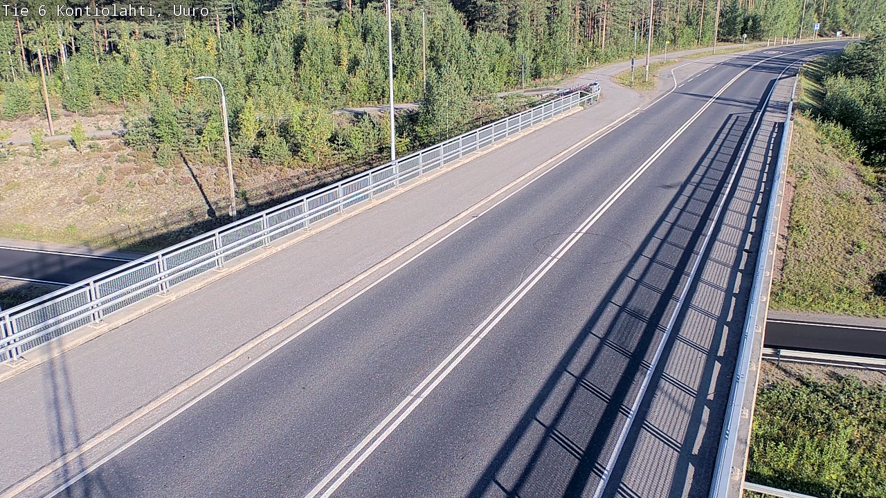 Weather Camera Image Road 6 Kontiolahti, Uuro, Kontiolahti, Pohjois-Karjala