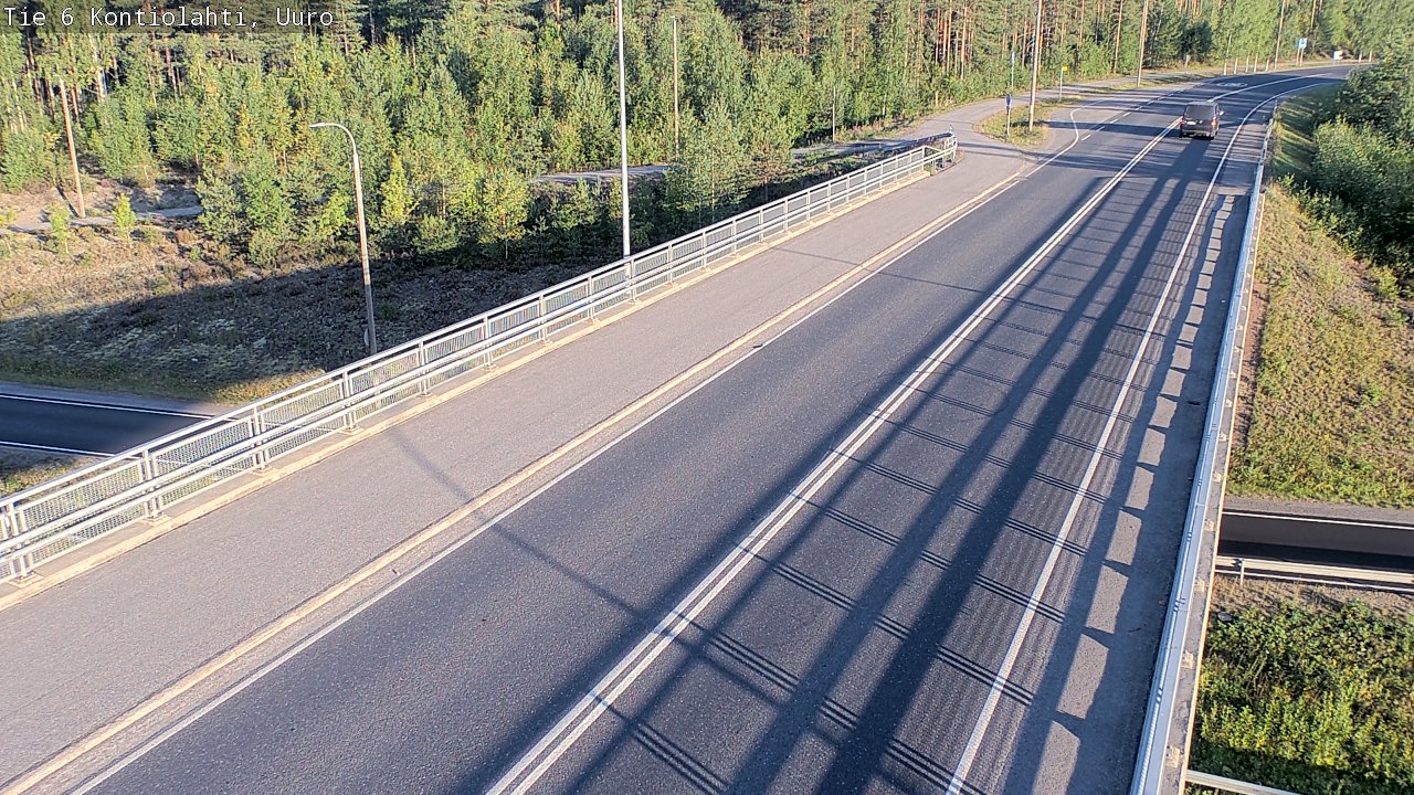 Weather Camera Image Road 6 Kontiolahti, Uuro, Kontiolahti, Pohjois-Karjala