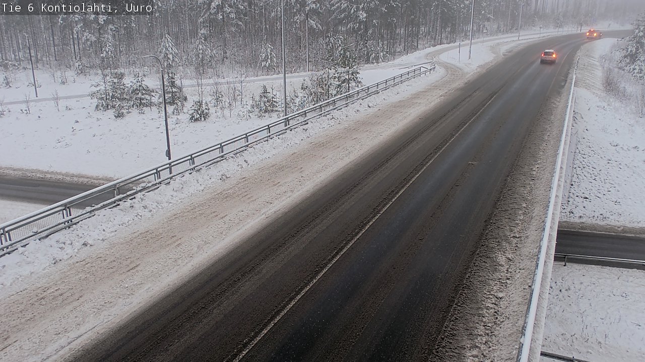 Weather Camera Image Väg 6 Kontiolax, Uuro, Kontiolahti, Pohjois-Karjala
