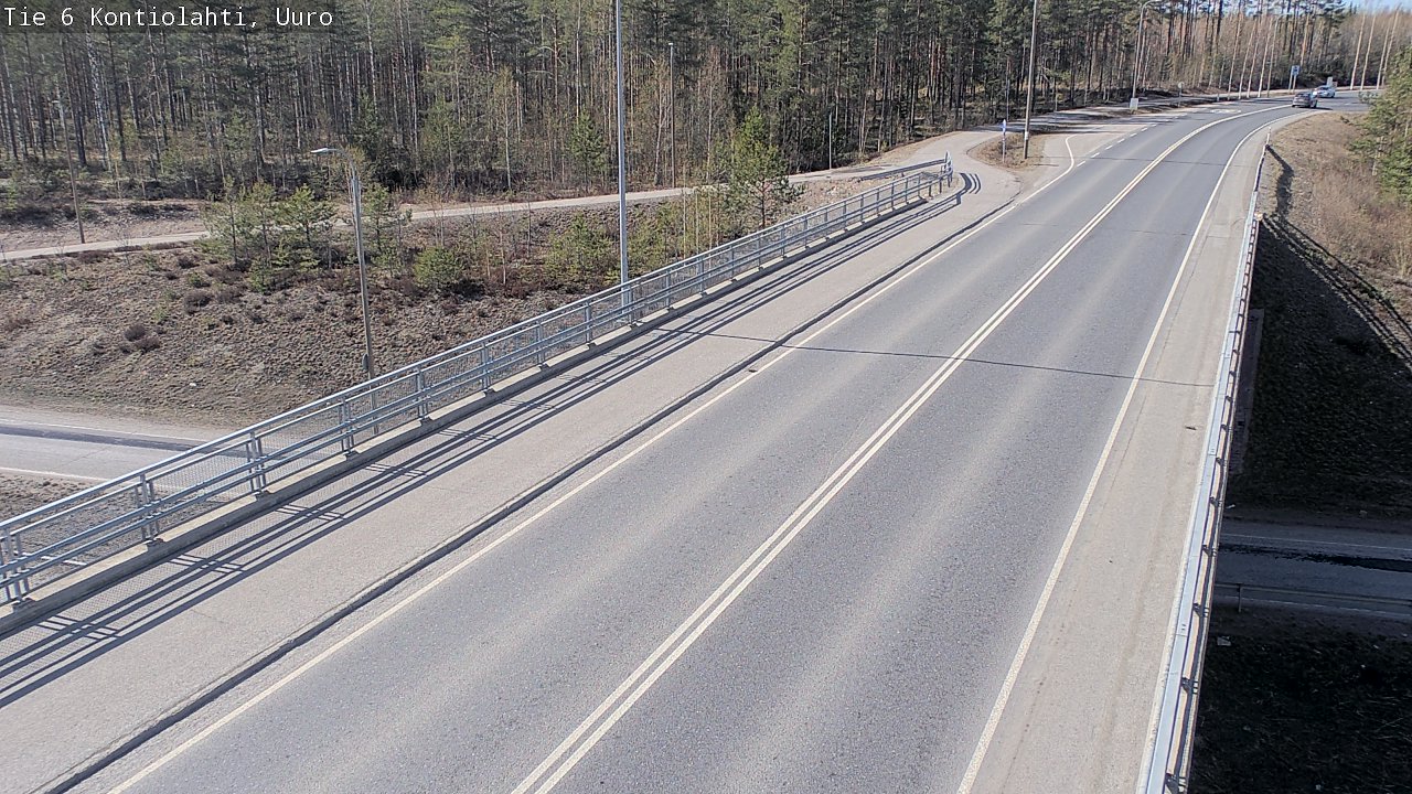 Kelikamerat Kuva Tie 6 Kontiolahti, Uuro, Kontiolahti, Pohjois-Karjala