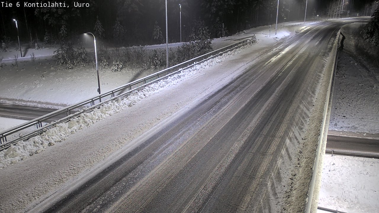 Weather Camera Image Väg 6 Kontiolax, Uuro, Kontiolahti, Pohjois-Karjala