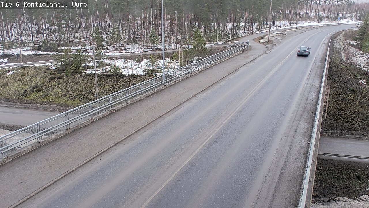 Weather Camera Image Väg 6 Kontiolax, Uuro, Kontiolahti, Pohjois-Karjala