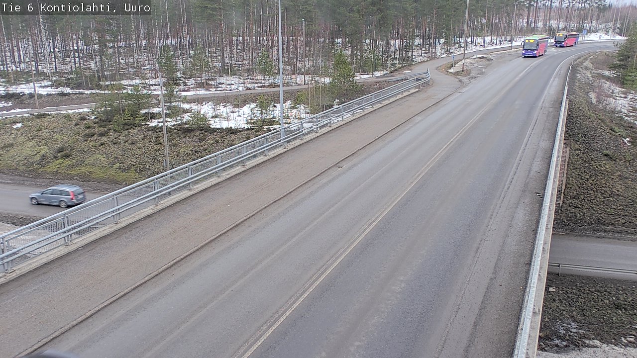 Weather Camera Image Väg 6 Kontiolax, Uuro, Kontiolahti, Pohjois-Karjala