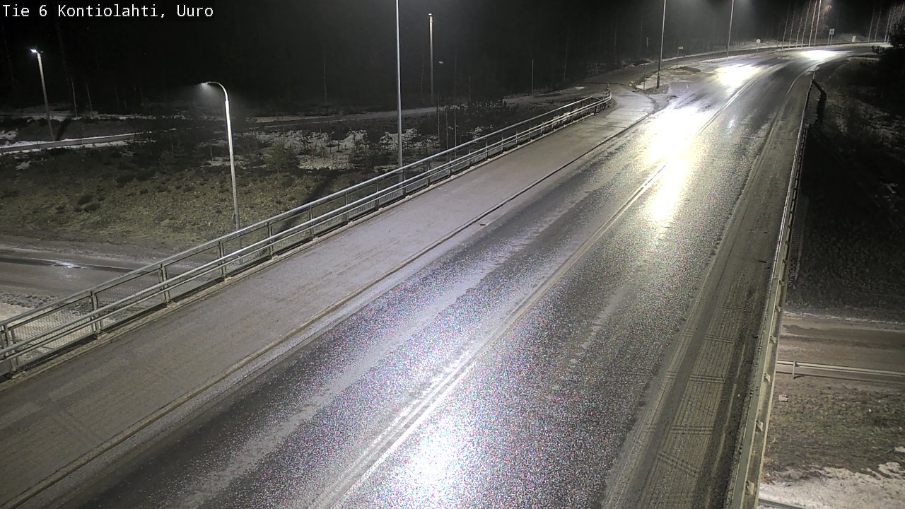 Weather Camera Image Väg 6 Kontiolax, Uuro, Kontiolahti, Pohjois-Karjala
