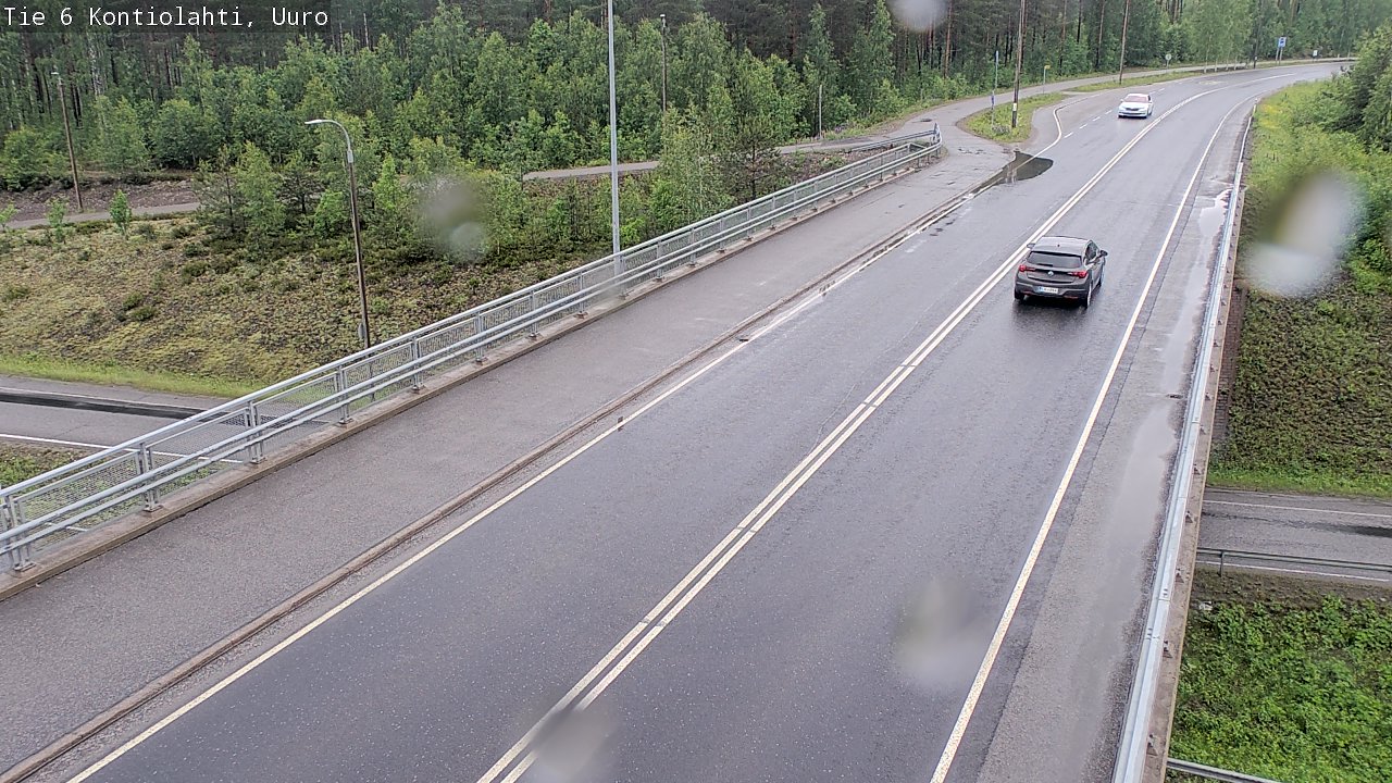 Weather Camera Image Väg 6 Kontiolax, Uuro, Kontiolahti, Pohjois-Karjala