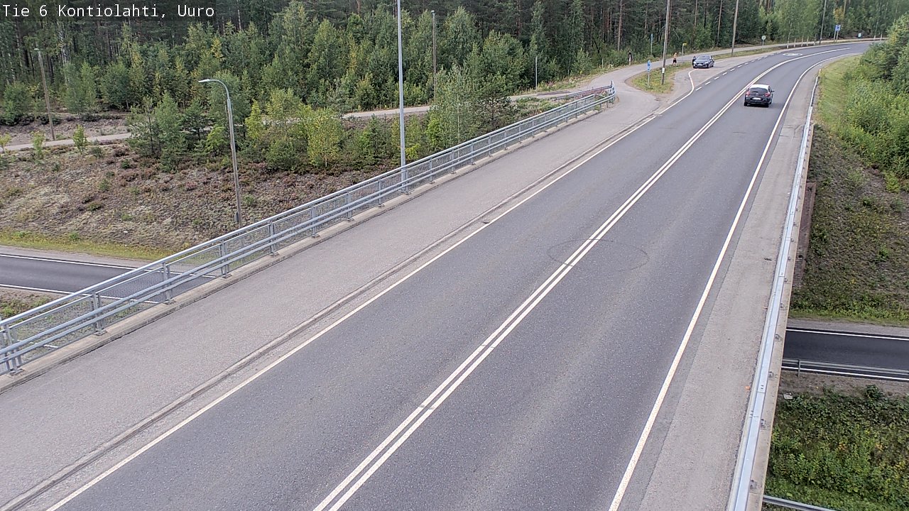 Weather Camera Image Väg 6 Kontiolax, Uuro, Kontiolahti, Pohjois-Karjala