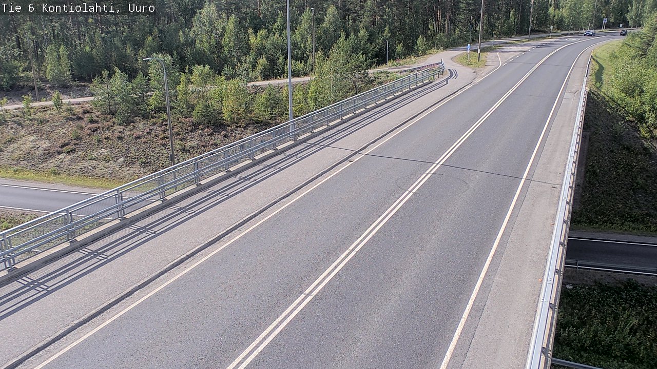 Kelikamerat Kuva Tie 6 Kontiolahti, Uuro, Kontiolahti, Pohjois-Karjala