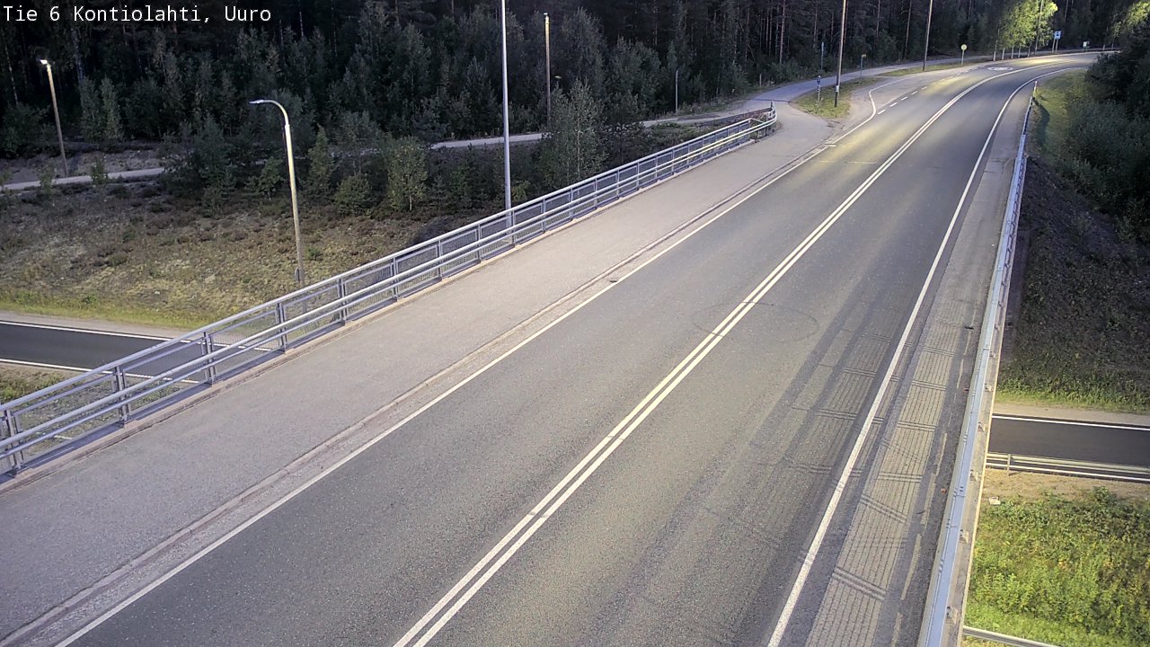 Kelikamerat Kuva Tie 6 Kontiolahti, Uuro, Kontiolahti, Pohjois-Karjala