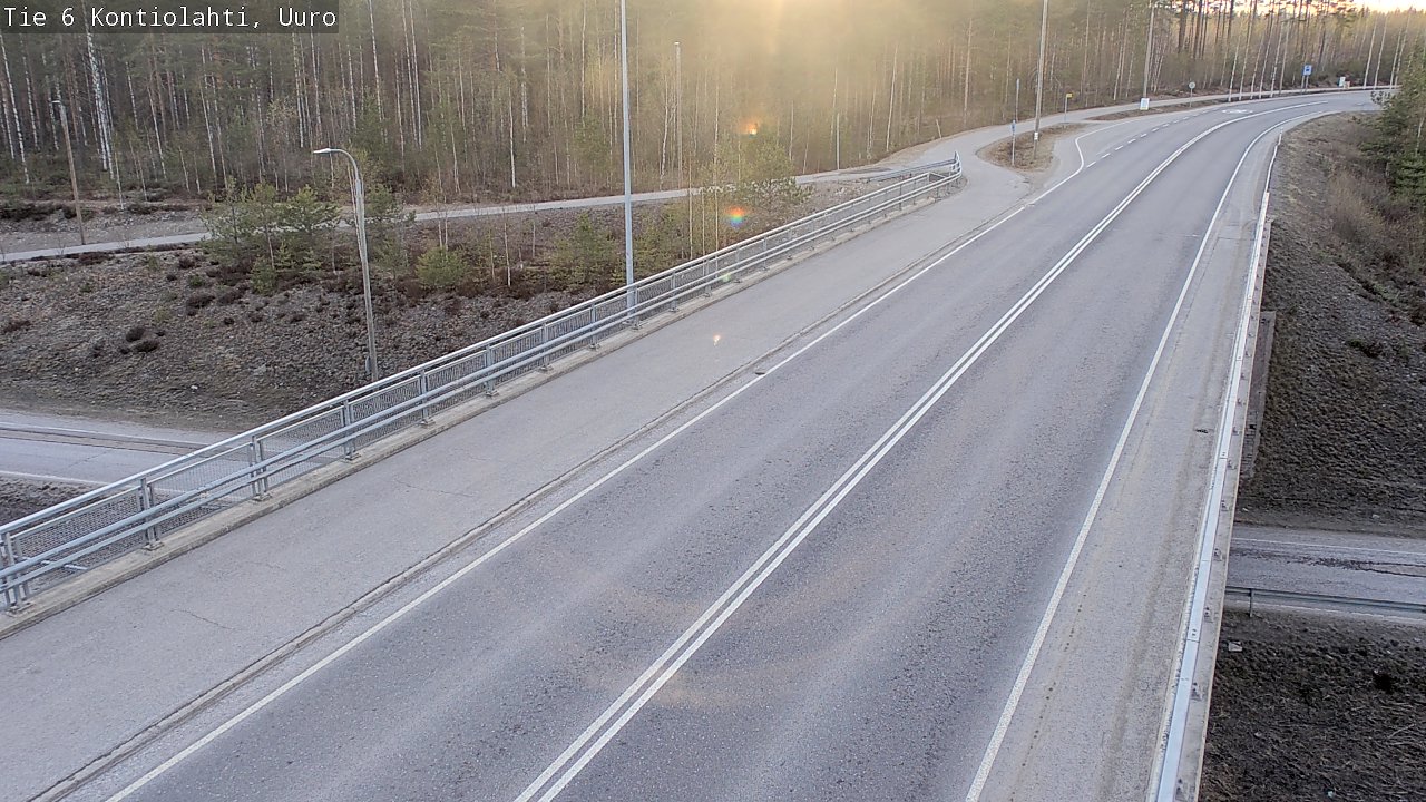 Kelikamerat Kuva Tie 6 Kontiolahti, Uuro, Kontiolahti, Pohjois-Karjala