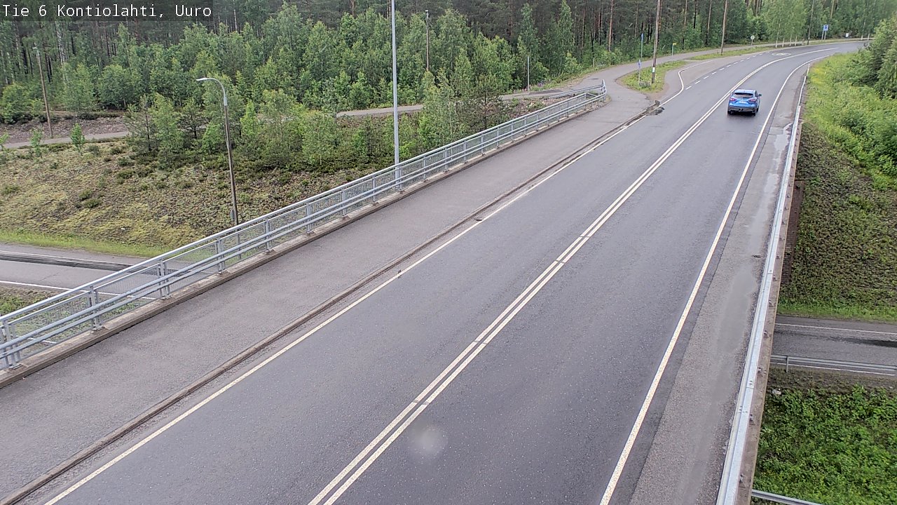 Weather Camera Image Väg 6 Kontiolax, Uuro, Kontiolahti, Pohjois-Karjala