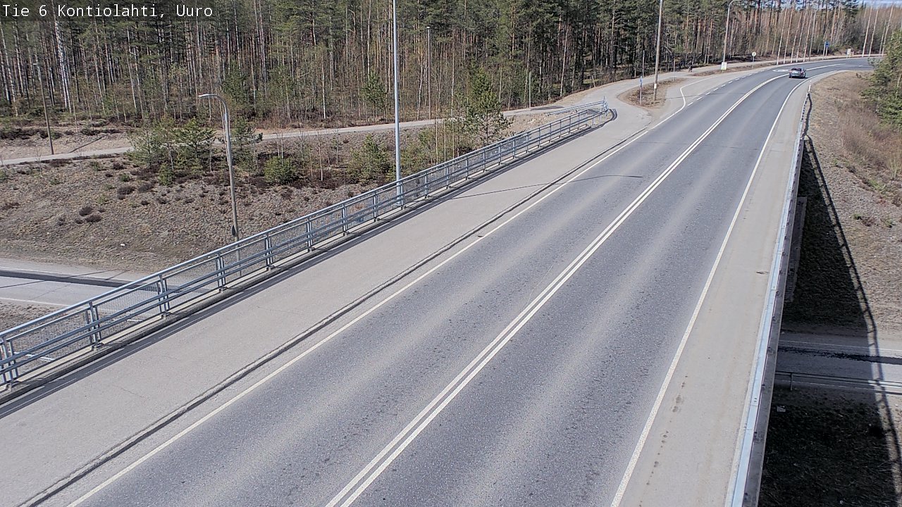Kelikamerat Kuva Tie 6 Kontiolahti, Uuro, Kontiolahti, Pohjois-Karjala