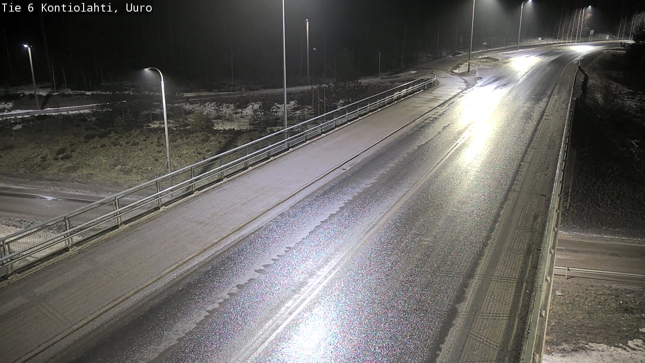 Weather Camera Image Väg 6 Kontiolax, Uuro, Kontiolahti, Pohjois-Karjala