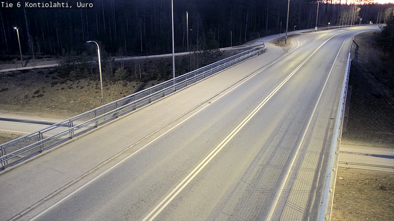 Kelikamerat Kuva Tie 6 Kontiolahti, Uuro, Kontiolahti, Pohjois-Karjala