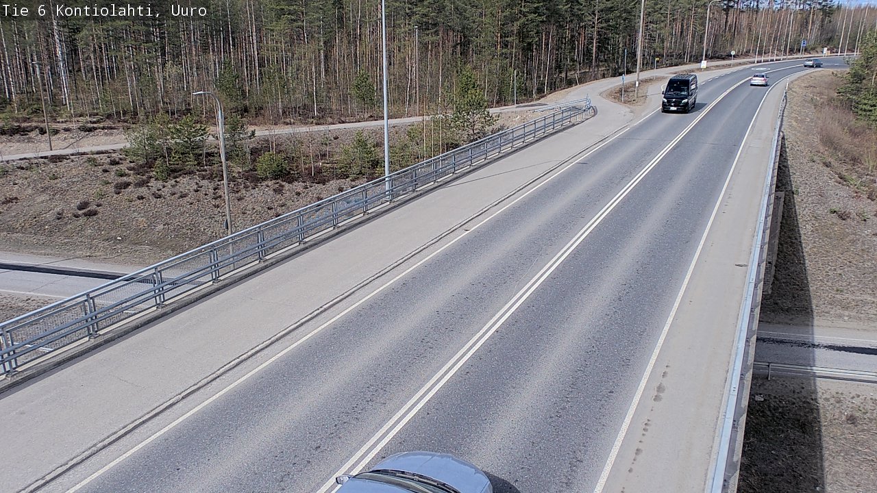 Kelikamerat Kuva Tie 6 Kontiolahti, Uuro, Kontiolahti, Pohjois-Karjala