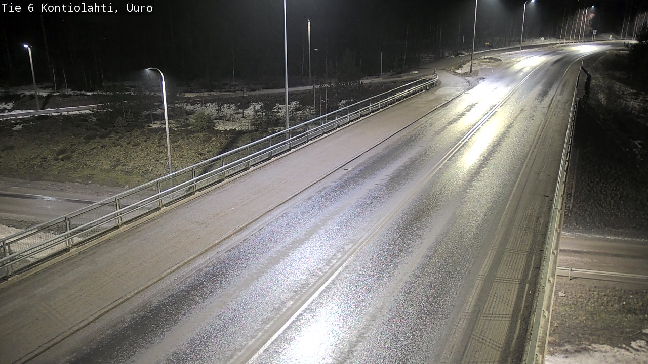 Weather Camera Image Väg 6 Kontiolax, Uuro, Kontiolahti, Pohjois-Karjala
