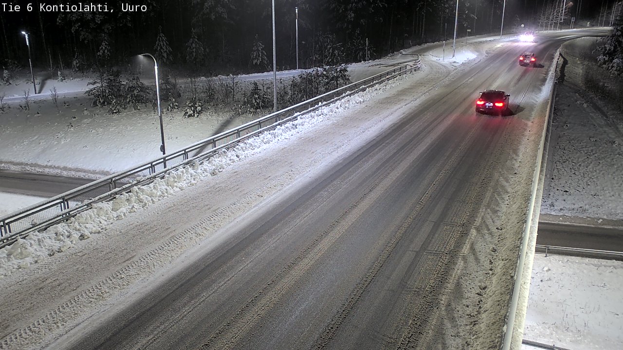 Weather Camera Image Väg 6 Kontiolax, Uuro, Kontiolahti, Pohjois-Karjala