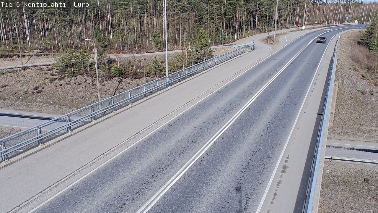 Kelikamerat Kuva Tie 6 Kontiolahti, Uuro, Kontiolahti, Pohjois-Karjala