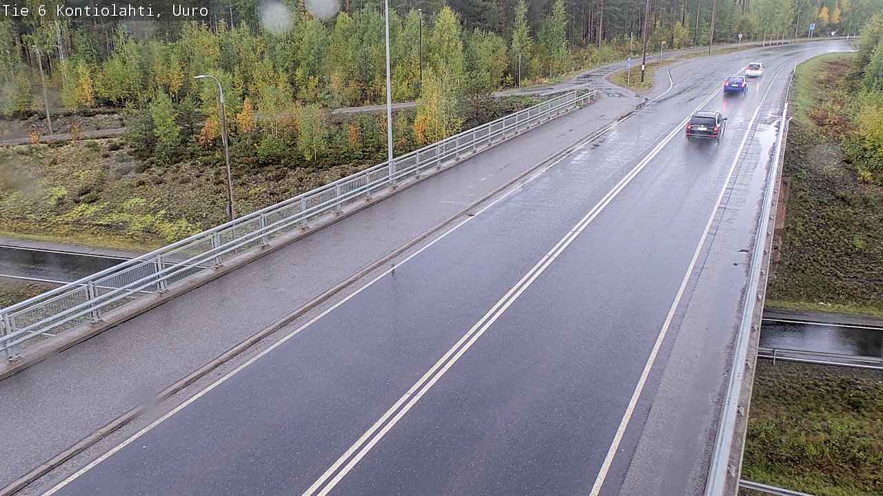 Kelikamerat Kuva Tie 6 Kontiolahti, Uuro, Kontiolahti, Pohjois-Karjala
